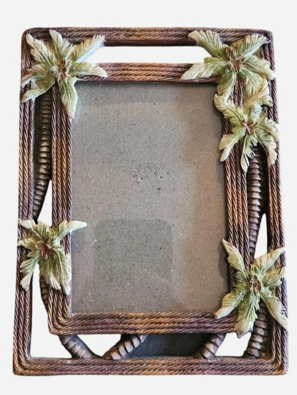 Vintage Novelty Palm Tree Picture Frame